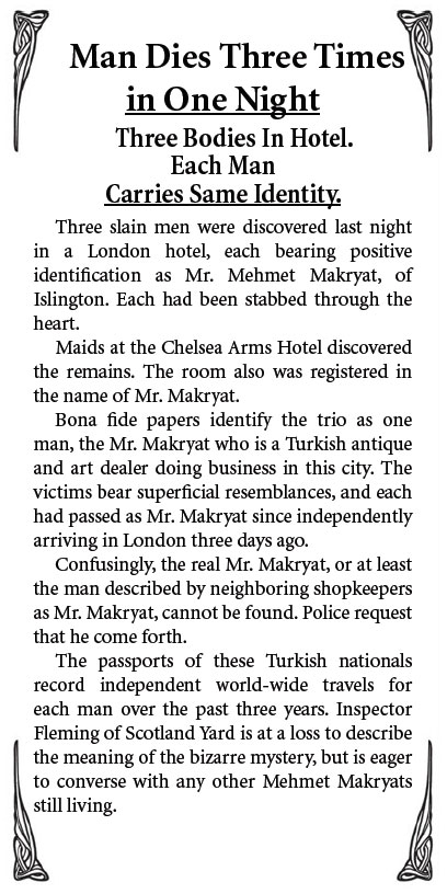 man dies three times in one night