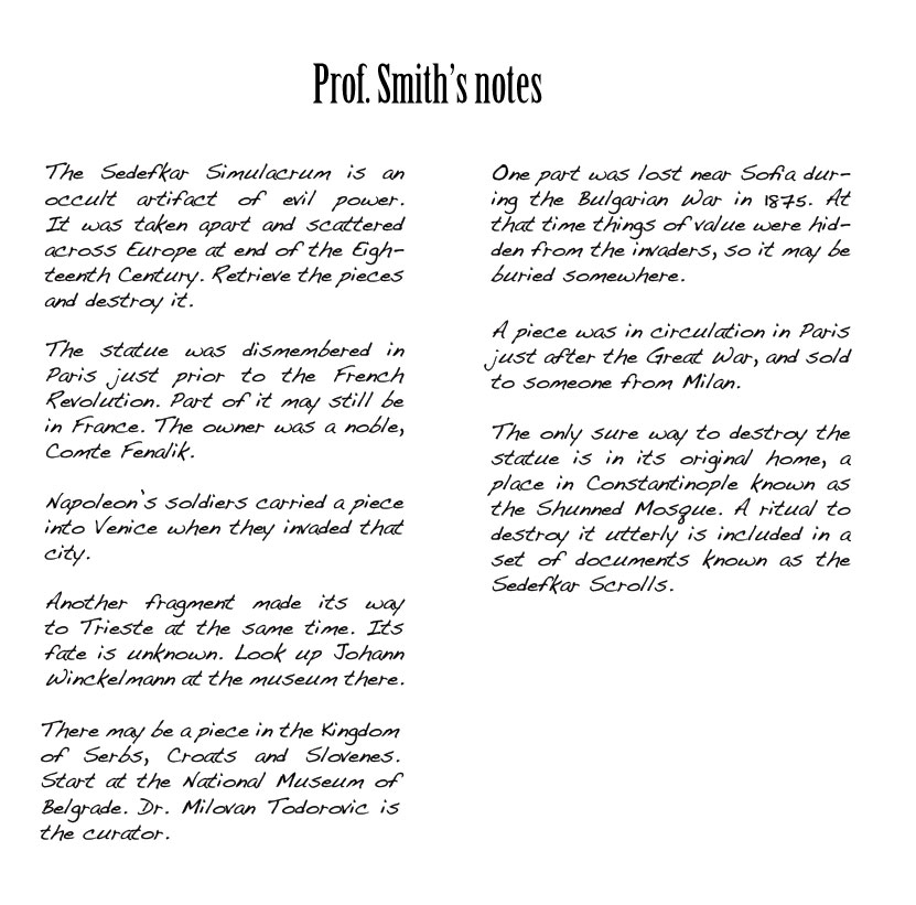 prof. smith's notes